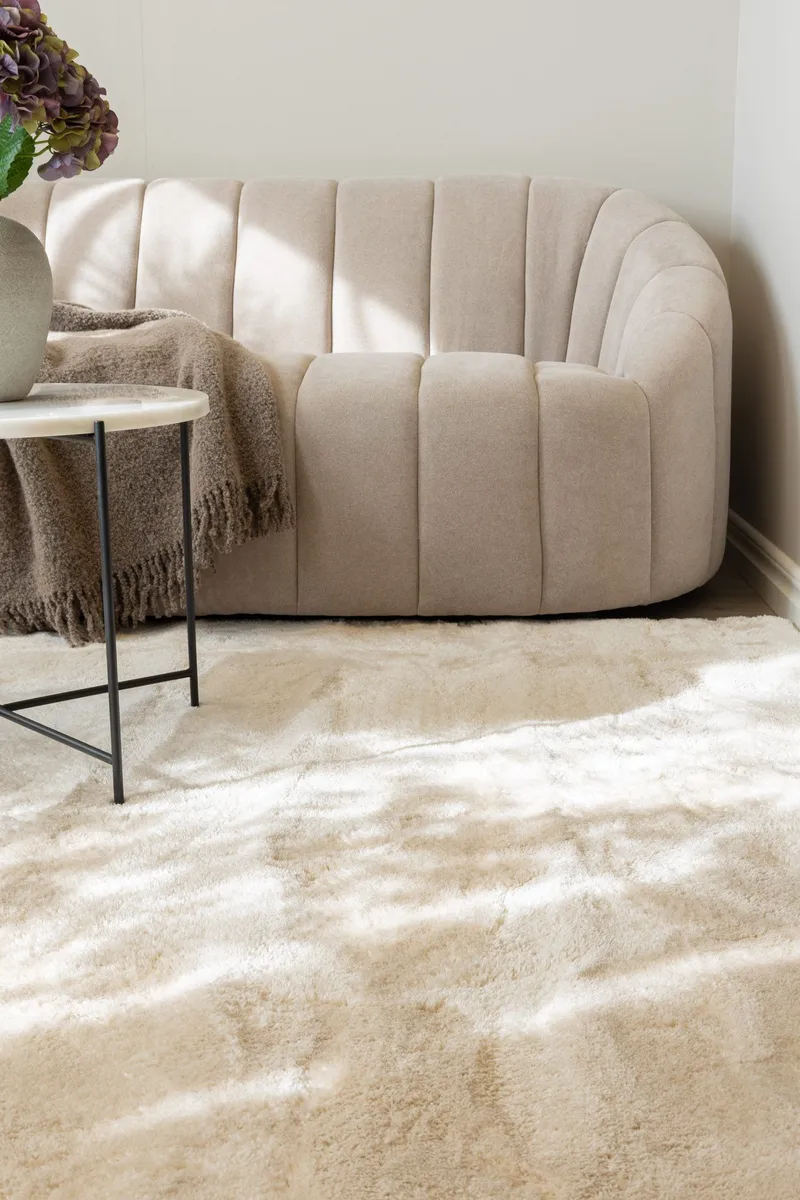 Serul Ryijymatto 133x190 cm Suorakulmainen - Luonnonväri - Kodintekstiilit & matot - Matto - Moderni matto - Nukkamatto