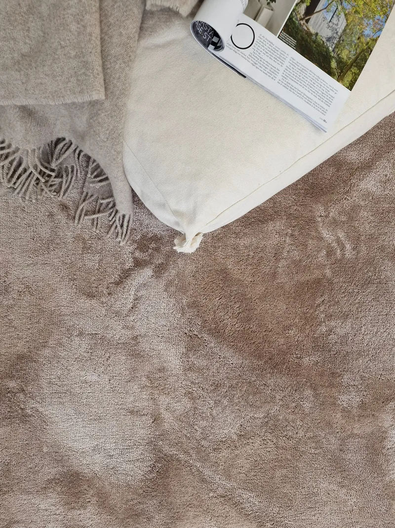 Serul Ryijymatto 133x190 cm Suorakulmainen - Pellava - Kodintekstiilit & matot - Matto - Moderni matto - Nukkamatto