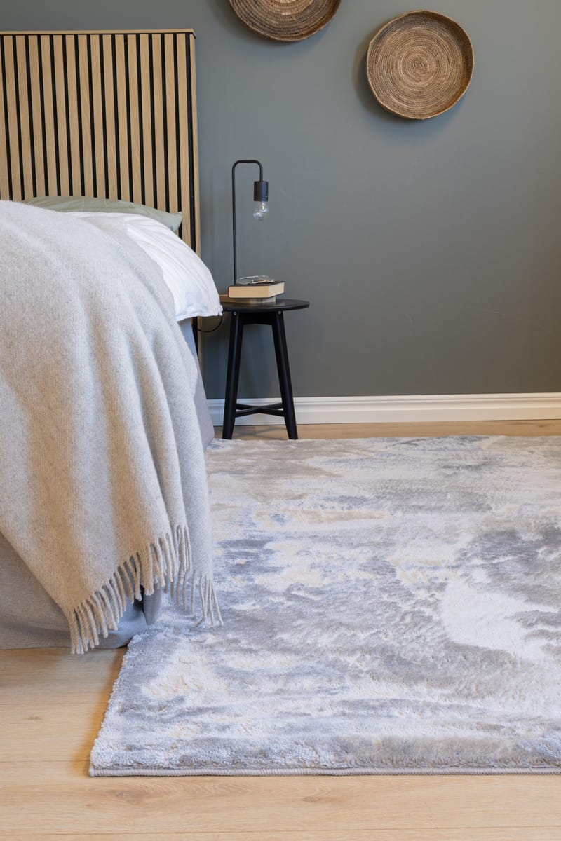 Serul Ryijymatto 160x230 cm Suorakulmainen - Hopea - Kodintekstiilit & matot - Matto - Moderni matto - Nukkamatto