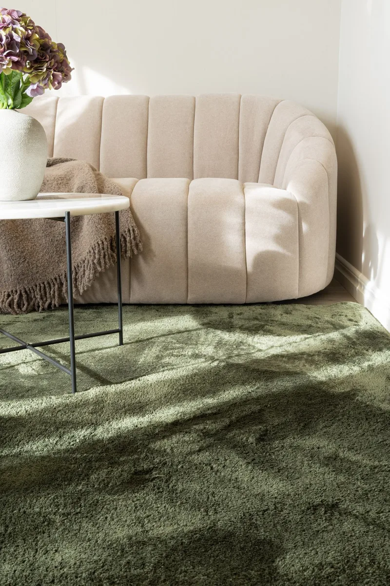 Serul Ryijymatto 200x290 cm Suorakulmainen - Vihreä - Kodintekstiilit & matot - Matto - Moderni matto - Nukkamatto