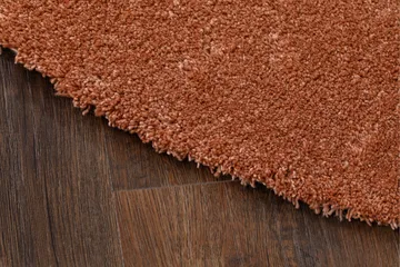 Nukkamatto Sheraton Pyöreä Ø200 cm Terrakotta - Terrakotta - Kodintekstiilit & matot - Matto - Moderni matto - Nukkamatto
