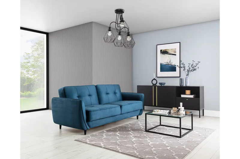 Pehmolevy Elsher 150x80 cm - Harmaa - Kodintekstiilit & matot - Matto - Moderni matto - Nukkamatto