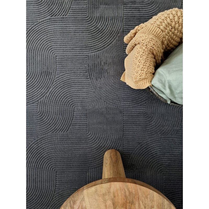 Peseytyvä matto Castello Art - Grafiitti - Kodintekstiilit & matot - Matto - Moderni matto - Räsymatto