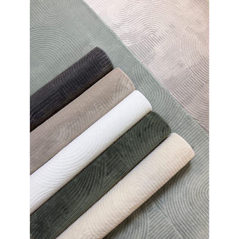 Peseytyvä matto Castello Art - Harmaa - Kodintekstiilit & matot - Matto - Moderni matto - Räsymatto