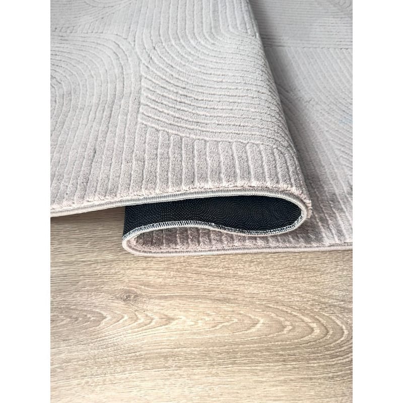 Peseytyvä matto Castello Art - Harmaa - Kodintekstiilit & matot - Matto - Moderni matto - Räsymatto