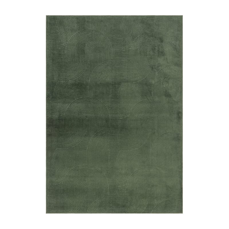 Peseytyvä matto Castello Art - Smaragdinvihreä - Kodintekstiilit & matot - Matto - Moderni matto - Räsymatto