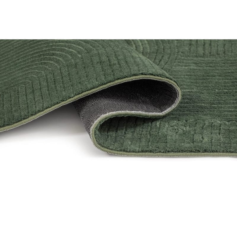 Peseytyvä matto Castello Art - Smaragdinvihreä - Kodintekstiilit & matot - Matto - Moderni matto - Räsymatto