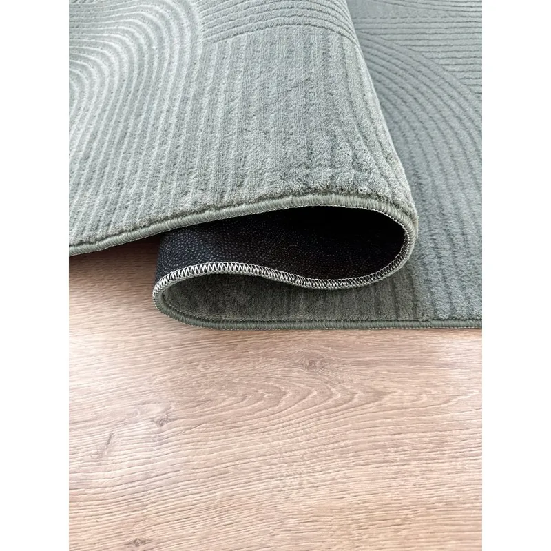 Peseytyvä matto Castello Art - Vihreä - Kodintekstiilit & matot - Matto - Moderni matto - Räsymatto