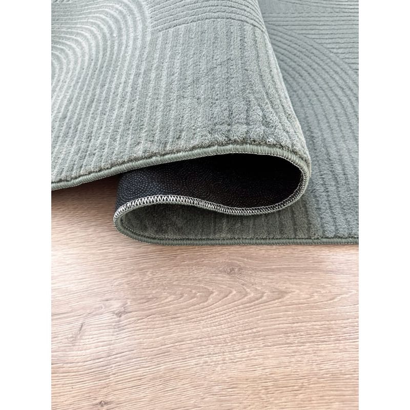 Peseytyvä matto Castello Art - Vihreä - Kodintekstiilit & matot - Matto - Moderni matto - Räsymatto