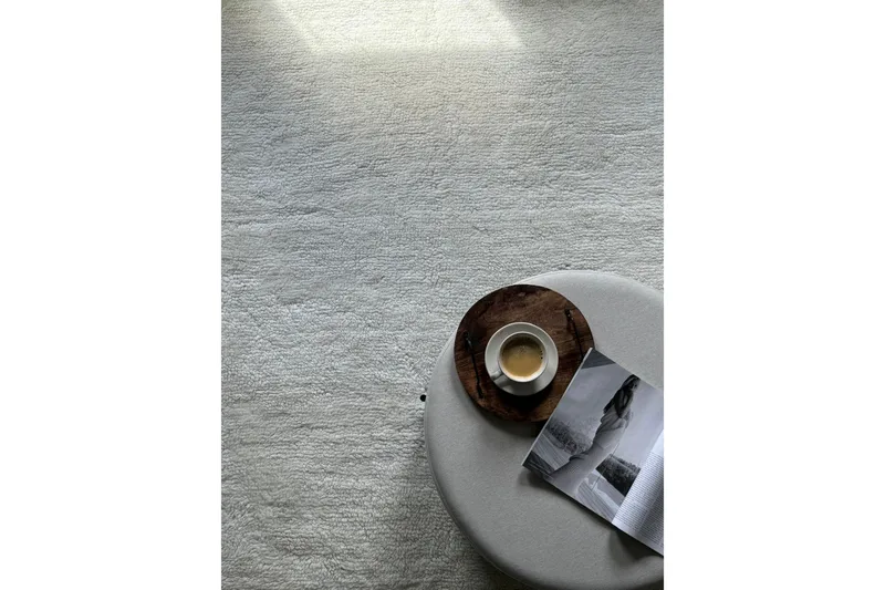 Pure Villamatto 170x240 cm Suorakaide - Kreemi - Kodintekstiilit & matot - Matto - Moderni matto - Villamatto