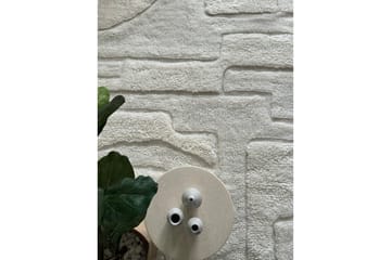 Pure Villamatto 170x240 cm Suorakaide - Kreemi - Kodintekstiilit & matot - Matto - Moderni matto - Villamatto