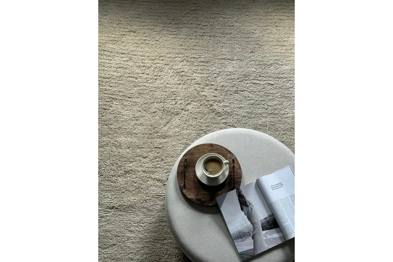 Pure Villamatto 200x300 cm Suorakaide - Beige - Kodintekstiilit & matot - Matto - Moderni matto - Villamatto