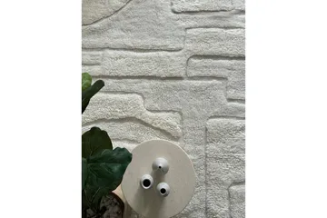 Pure Villamatto 200x300 cm Suorakaide - Kreemi - Kodintekstiilit & matot - Matto - Moderni matto - Villamatto