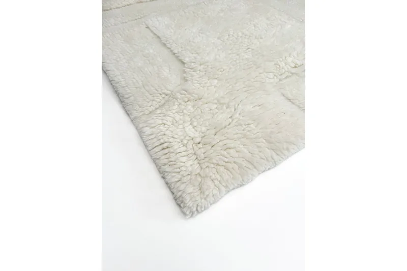 Pure Villamatto 200x300 cm Suorakaide - Kreemi - Kodintekstiilit & matot - Matto - Moderni matto - Villamatto