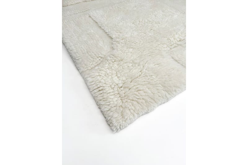 Pure Villamatto 240x340 cm Suorakaide - Kreemi - Kodintekstiilit & matot - Matto - Moderni matto - Villamatto