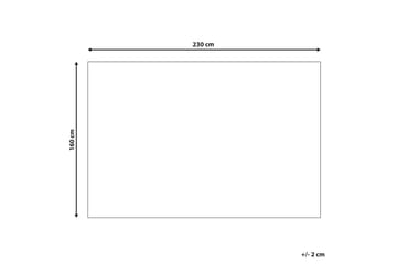 Puuvillamatto Afis 160x230 cm - Beige - Kodintekstiilit & matot - Matto - Moderni matto - Puuvillamatto