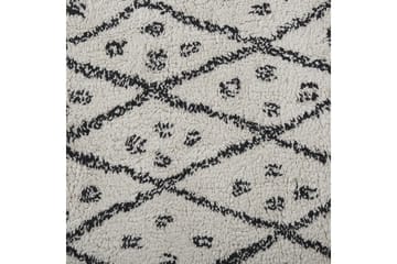 Puuvillamatto Agadir 160x230 cm - Musta/Valkoinen - Kodintekstiilit & matot - Matto - Moderni matto - Puuvillamatto