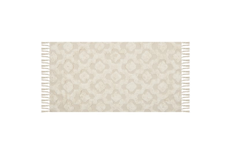 Puuvillamatto Aksaray 80x150 cm - Beige - Kodintekstiilit & matot - Matto - Moderni matto - Puuvillamatto
