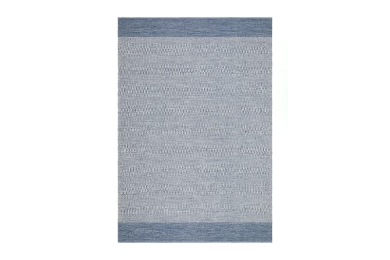 Puuvillamatto Alva 140x200 Suorakaiteen muotoinen - Sininen - Kodintekstiilit & matot - Matto - Moderni matto - Puuvillamatto