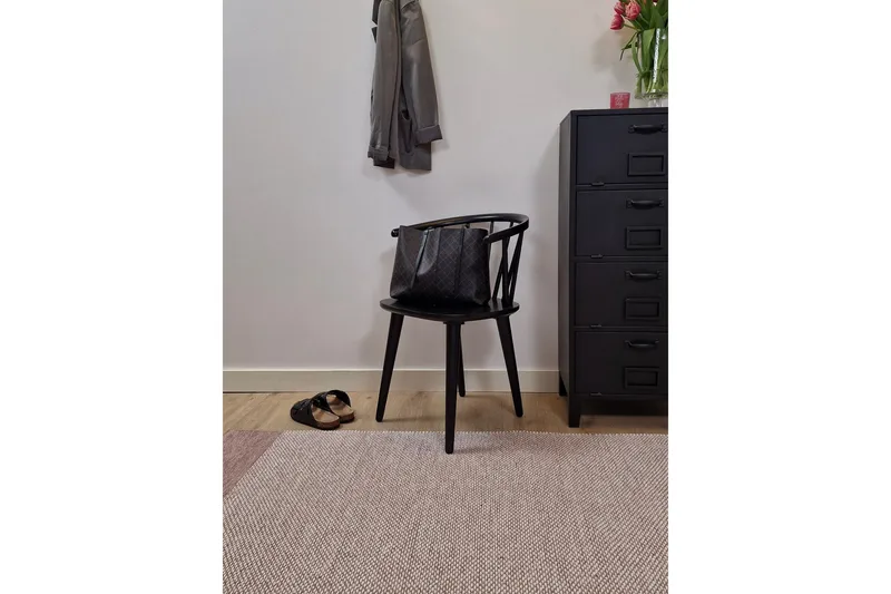 Puuvillamatto Alva 160x230 Suorakaiteen muotoinen - Vaaleanpunainen - Kodintekstiilit & matot - Matto - Moderni matto - Puuvillamatto