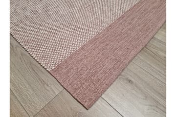 Puuvillamatto Alva 200x300 Suorakaiteen muotoinen - Vaaleanpunainen - Kodintekstiilit & matot - Matto - Moderni matto - Puuvillamatto