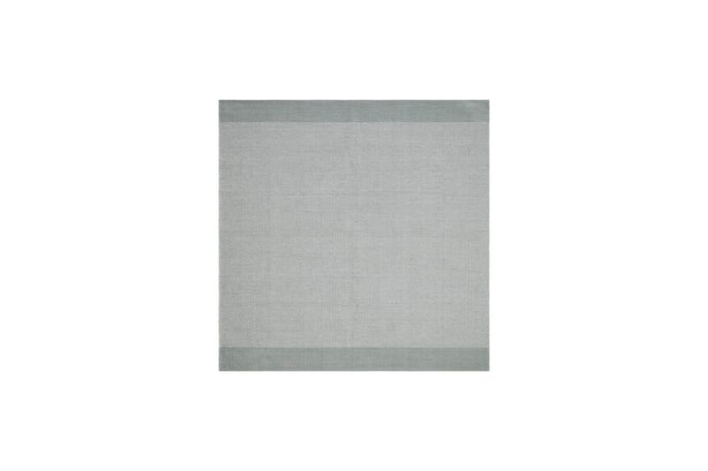 Puuvillamatto Alva 240x240 Neliö - Vaaleanvihreä - Kodintekstiilit & matot - Matto - Moderni matto - Puuvillamatto