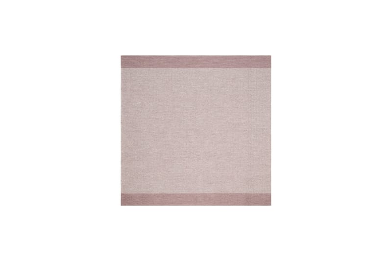 Puuvillamatto Alva 300x300 Neliö - Vaaleanpunainen - Kodintekstiilit & matot - Matto - Moderni matto - Puuvillamatto
