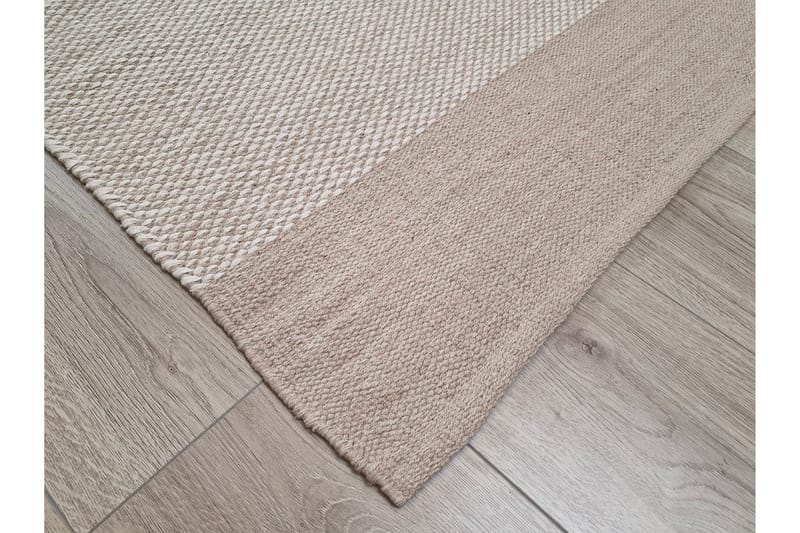 Puuvillamatto Alva 75x150 Soikea - Hiekka - Kodintekstiilit & matot - Matto - Moderni matto - Puuvillamatto
