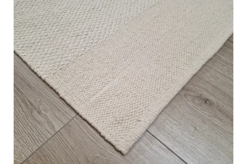 Puuvillamatto Alva 75x150 Soikea - Kerma - Kodintekstiilit & matot - Matto - Moderni matto - Puuvillamatto
