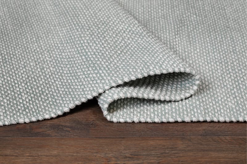 Puuvillamatto Alva 75x150 Soikea - Vaaleanvihreä - Kodintekstiilit & matot - Matto - Moderni matto - Puuvillamatto