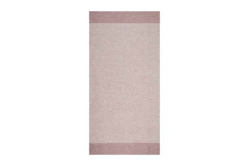 Puuvillamatto Alva 75x220 Soikea - Vaaleanpunainen - Kodintekstiilit & matot - Matto - Moderni matto - Puuvillamatto