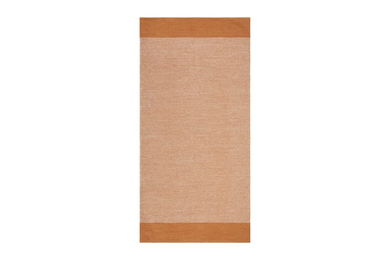 Puuvillamatto Alva 75x280 Soikea - Oranssi - Kodintekstiilit & matot - Matto - Moderni matto - Puuvillamatto