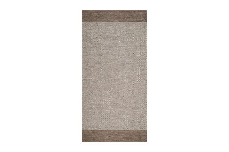 Puuvillamatto Alva 75x280 Soikea - Tummabeige - Kodintekstiilit & matot - Matto - Moderni matto - Puuvillamatto