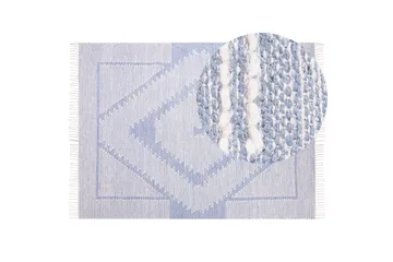 Puuvillamatto Ansar 160x230 cm - Sininen - Kodintekstiilit & matot - Matto - Moderni matto - Puuvillamatto