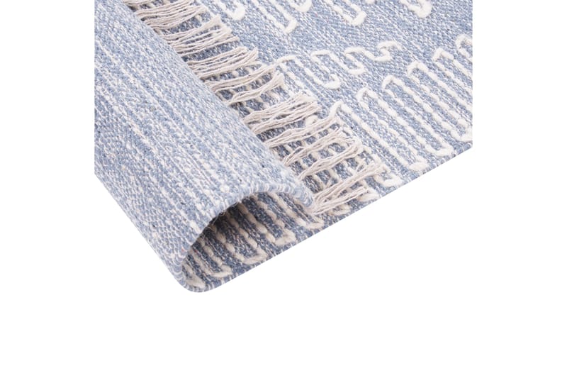 Puuvillamatto Ansar 160x230 cm - Sininen - Kodintekstiilit & matot - Matto - Moderni matto - Puuvillamatto