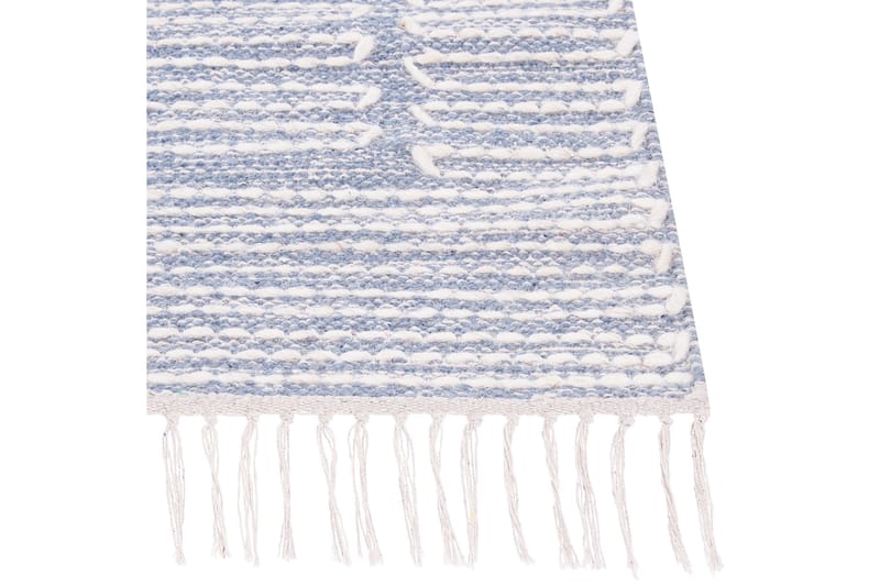 Puuvillamatto Ansar 160x230 cm - Sininen - Kodintekstiilit & matot - Matto - Moderni matto - Puuvillamatto