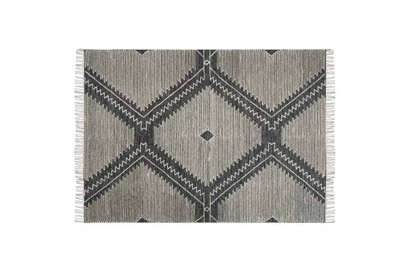 Puuvillamatto Arbaa 160x230 cm - Musta/Valkoinen - Kodintekstiilit & matot - Matto - Moderni matto - Puuvillamatto