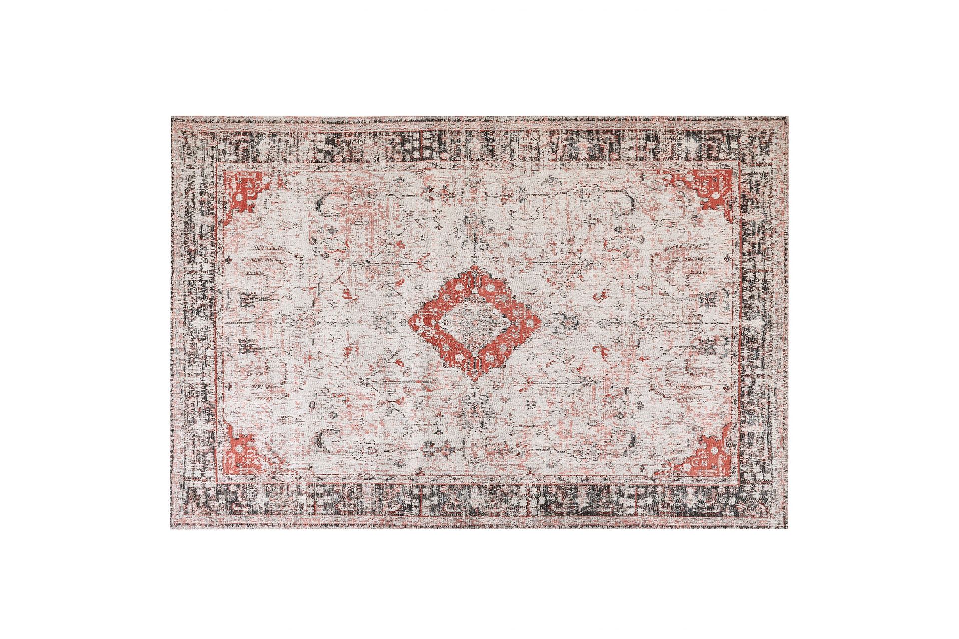 Puuvillamatto Attera 200x300 cm - Punainen - Kodintekstiilit & matot - Matto - Moderni matto - Puuvillamatto