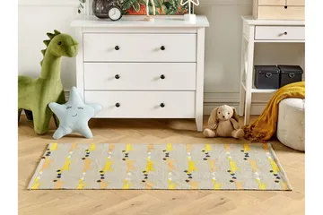 Puuvillamatto Bankgo 80x150 cm - Harmaa - Kodintekstiilit & matot - Lasten tekstiilit - Lastenhuoneen matto