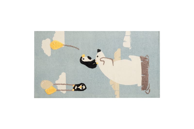 Puuvillamatto Barus 80x150 cm, Sininen