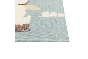 Puuvillamatto Barus 80x150 cm - Sininen - Kodintekstiilit & matot - Lasten tekstiilit - Lastenhuoneen matto
