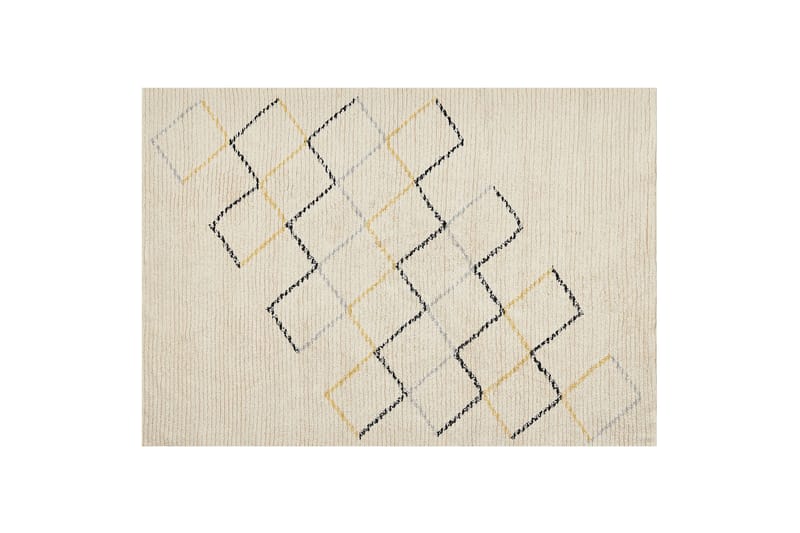 Puuvillamatto Beige 160x230 cm, Beige