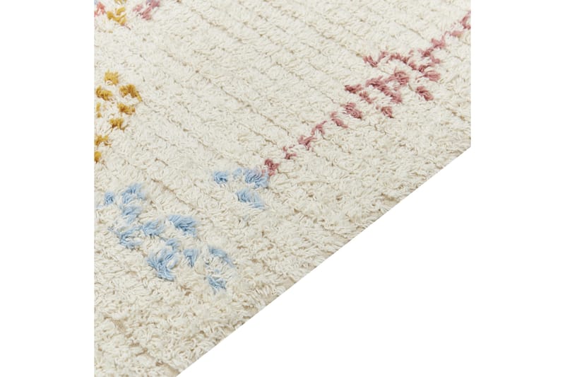 Puuvillamatto Bettiah 140x200 cm - Beige - Kodintekstiilit & matot - Matto - Moderni matto - Puuvillamatto