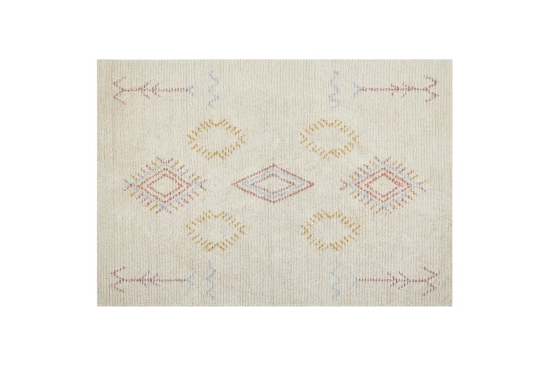 Puuvillamatto Bettiah 160x230 cm - Beige - Kodintekstiilit & matot - Matto - Moderni matto - Puuvillamatto