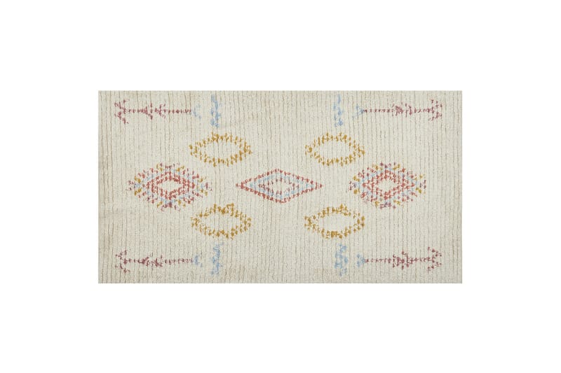 Puuvillamatto Bettiah 80x150 cm, Beige