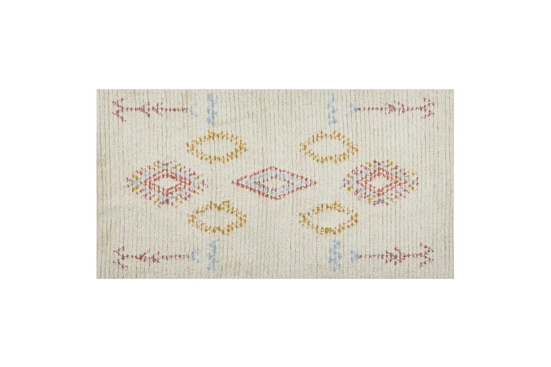 Puuvillamatto Bettiah 80x150 cm - Beige - Kodintekstiilit & matot - Matto - Moderni matto - Puuvillamatto