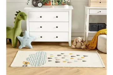 Puuvillamatto Blang 80x150 cm - Beige - Kodintekstiilit & matot - Lasten tekstiilit - Lastenhuoneen matto
