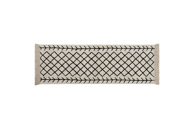 Puuvillamatto Bozkir 80x230 cm - Beige - Kodintekstiilit & matot - Matto - Moderni matto - Puuvillamatto