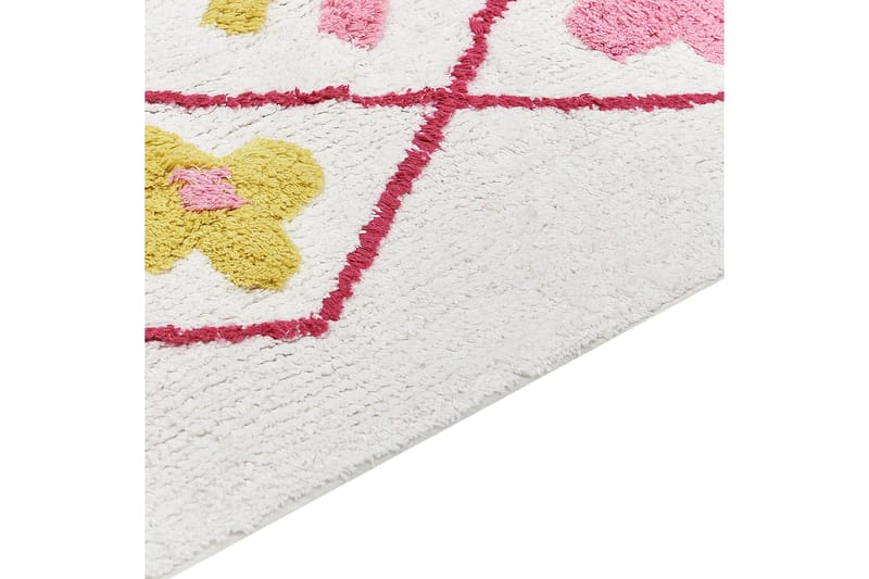 Puuvillamatto Cavus 160x230 cm - Valkoinen - Kodintekstiilit & matot - Matto - Moderni matto - Puuvillamatto