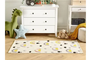Puuvillamatto Curup 80x150 cm - Beige - Kodintekstiilit & matot - Lasten tekstiilit - Lastenhuoneen matto